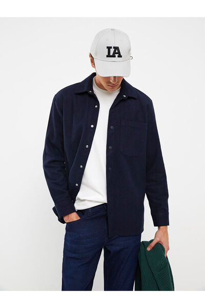 LC Waikiki Comfortable Fit Long Sleeve Men's Lumberjack Shirt Jacket