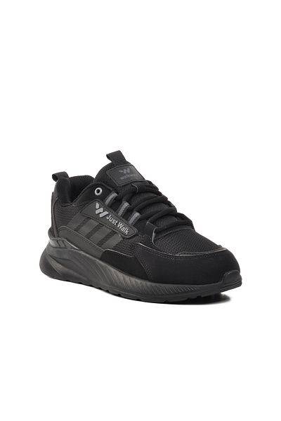 WALKWAY Black-Black Women's Sports Shoes