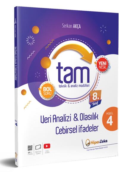 HiperZeka 8. Sınıf Tam Matematik 4 | Veri Analizi - Olasılık - Özdeşlikler Ve...