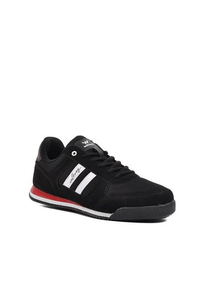 WALKWAY Black-white Men's Sports Shoes