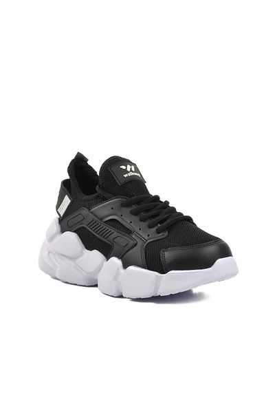 WALKWAY Pantofi sport unisex alb-negru
