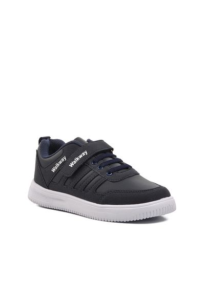 WALKWAY Navy Blue-White Children's Sports Shoes