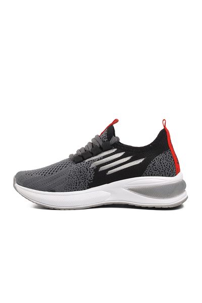 WALKWAY Smoked-Black-Red Children's Sports Shoes