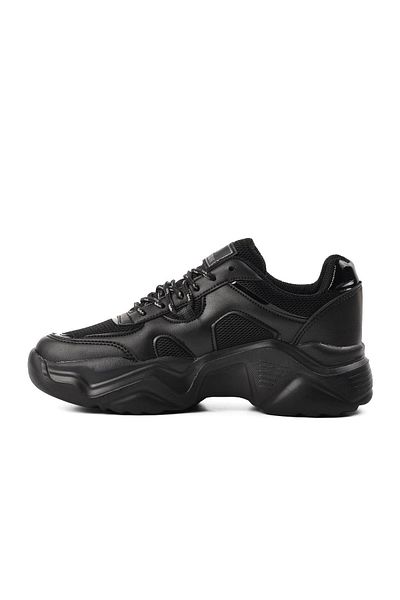 WALKWAY Black Women's Sports Shoes