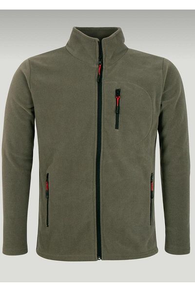 FERRY BUTİK Ανδρικό Polar Fleece Jacket εξωτερικού χώρου με τσέπες με φερμουάρ