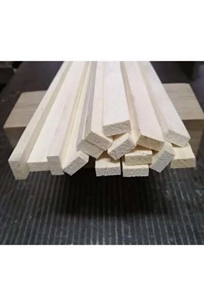 Marangozi Ahşap Çıta 5 mm X 2,5 cm X 60 Cm (15 ADET)