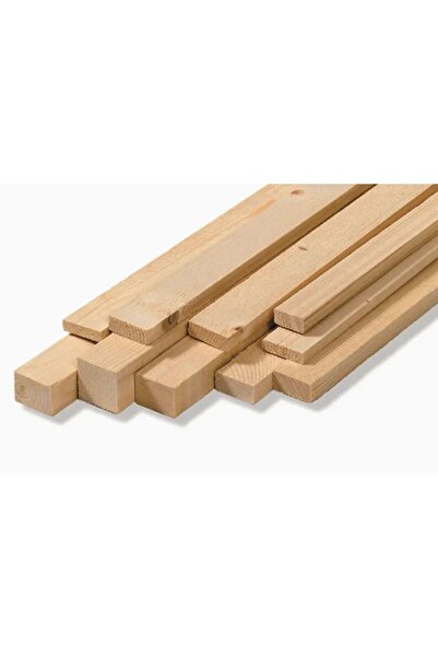 Marangozi Ahşap Çıta 1 cm X 2,5 cm X 60 Cm (10 ADET)