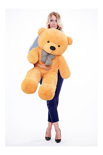 Canestar 113 Large Plush Teddy Bear with Bow Tie (100% Local) Plush Bear