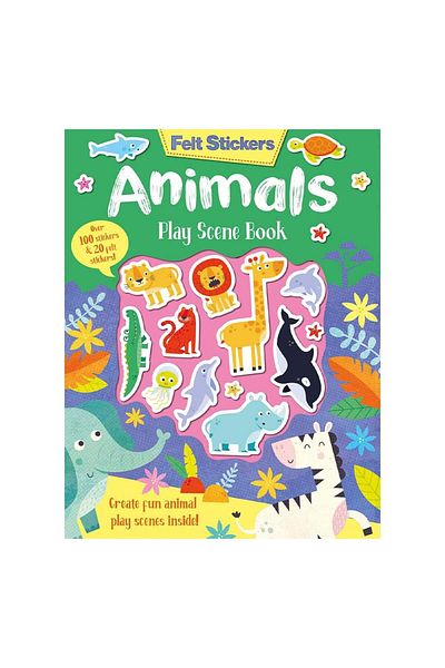 Imagine That Felt Stickers - Animals Play Scene Book