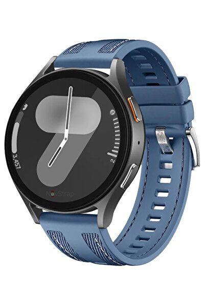NovStrap Samsung Galaxy Watch 7 Fe 4 5 6 Classic 40 42 43 44 45 46 47 Mm Uyumlu Kordon 20mm Hybrid Dikişli