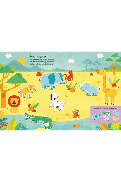 Imagine That Felt Stickers - Animals Play Scene Book