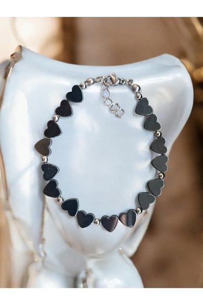 AURA GARDEN سوار من الفولاذ بحجر الهيماتيت