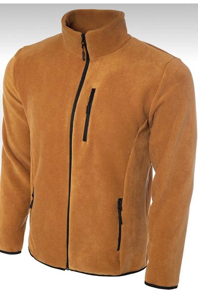 Kuraff Giyim Ανδρικό Polar Fleece Jacket εξωτερικού χώρου με τσέπες με φερμουάρ