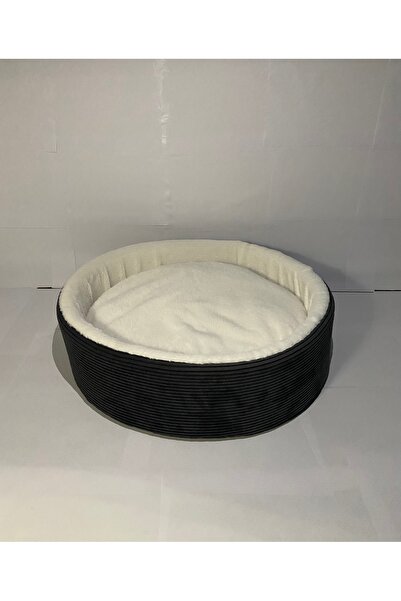 Arbee Kedi yatağı yuvarlak peluş standart boy 60x60 cm