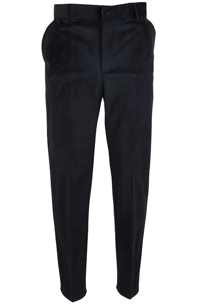 Modarar Ανδρικό βελούδινο παντελόνι Navy Blue - Regular Fit RAR01275