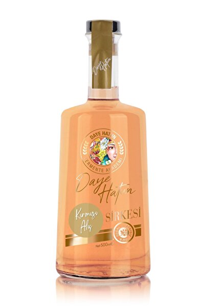 DAYE HATUN Kırmızı Alıç Sirkesi / Hawthorn Vinegar (Doğal Fermente Canlı Sirke / Naturally Fermented / 500 Ml)