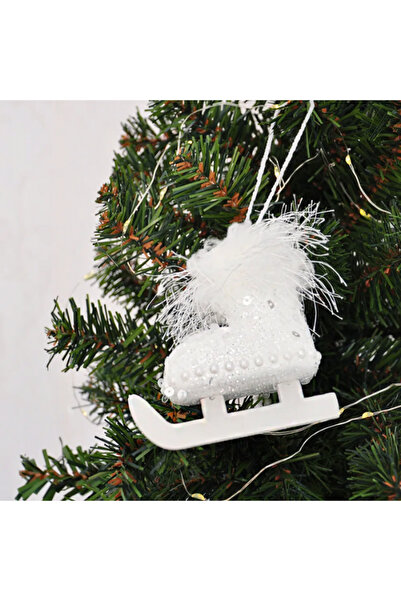Loremp Στολίδι Χριστουγεννιάτικου Δέντρου Παπούτσια από πάγο 1 Τεμάχιο