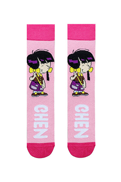 ZEYZEY MONKEY Have Love in Her Socks Special Lover Combination Set of 2 Character Patterned Socks for Couples