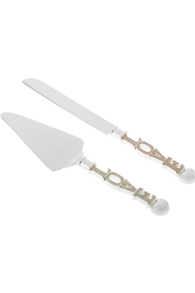 Dania مجموعة تقطيع الكيك تتكون من سكين ومجرفة