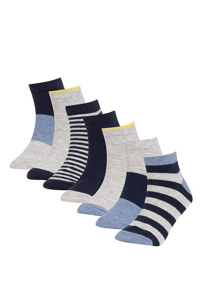DeFacto New Season Boy's 7-Piece Cotton Booties Socks