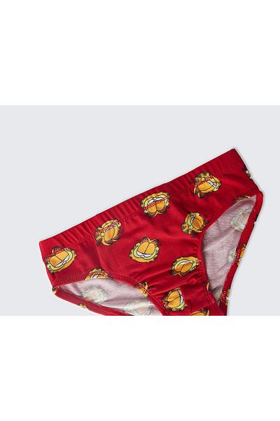 United Colors of Benetton Slip cu imprimeu Garfield roșu pentru băiat