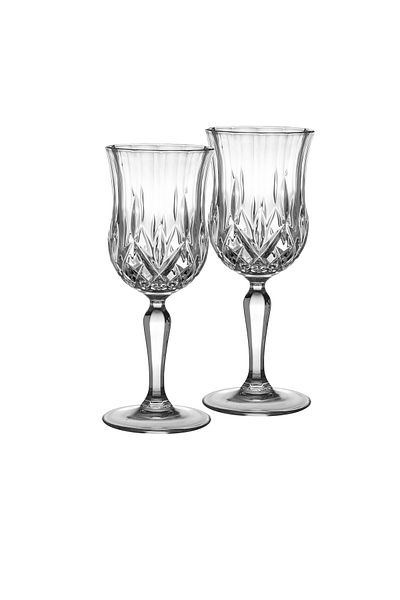 RCR A Set Of Italian Crystal Juice Glasses 6 Pieces Capacity 230 ml