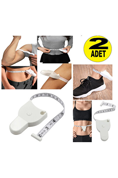 nelerbulurum 2 ADET Vücut Ölçüm metresi Bel Ölçme Metresi Mezura Terzi Ölçü M...