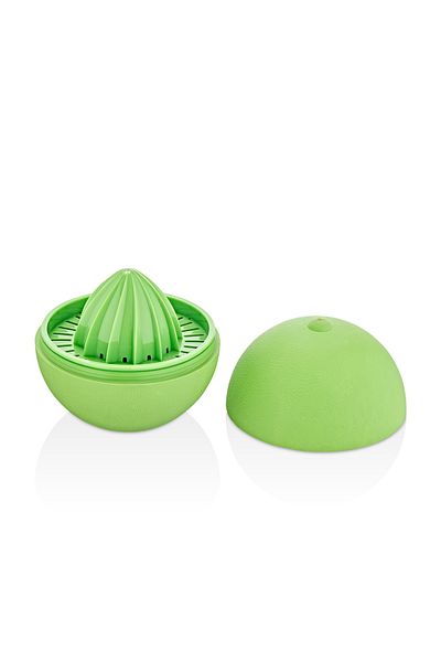 QLUX IDEAS Citrus Color Orange Shaped Lemon Squeezer