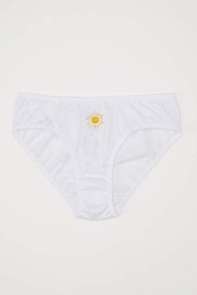 DeFacto New Season Girl's Printed 3-Piece Slip Panties