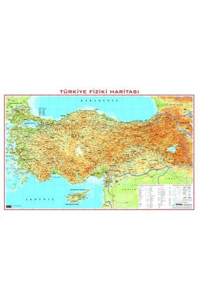 Edulab Türkiye's Physical Map 78 x 135 cm