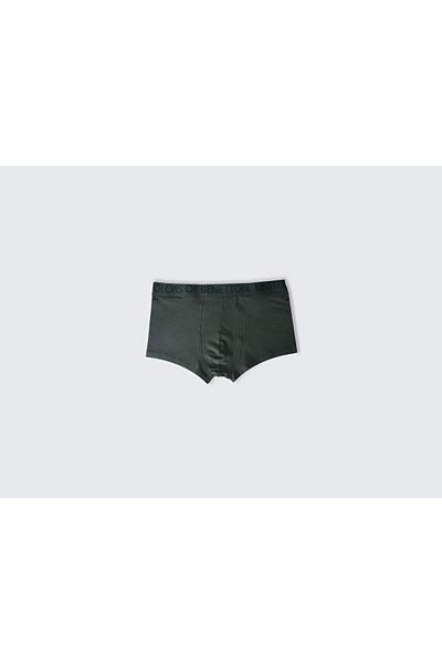 United Colors of Benetton Men's Anthracite 3-Piece Boxer Set with Logo Detail on Waist