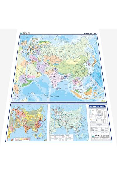 Edulab Asia Political Map (Coated)