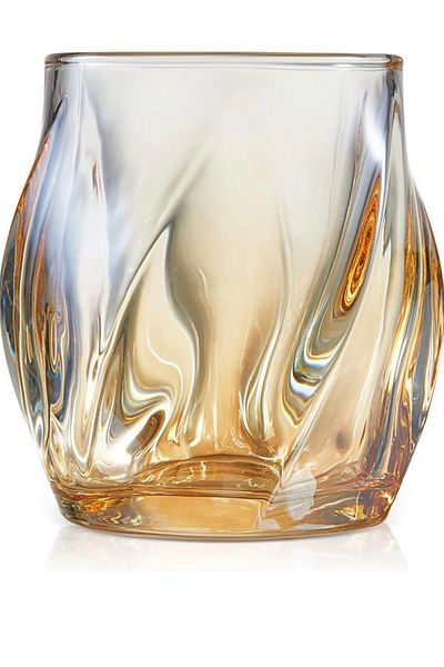 Yenigeldi 1 Piece 250 ml Amber Color Nordic Style Glass Whiskey Cocktail Glass Y17