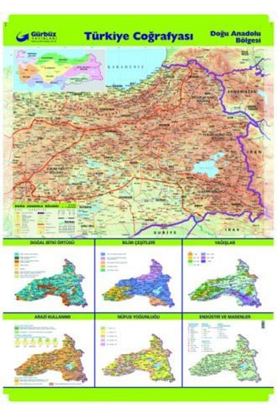Edulab Map of Eastern Anatolian Regions