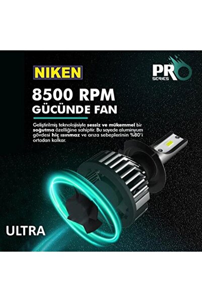 Carmind Niken Pro Serisi Led Xenon 9012 HIR2 Far Ampulü