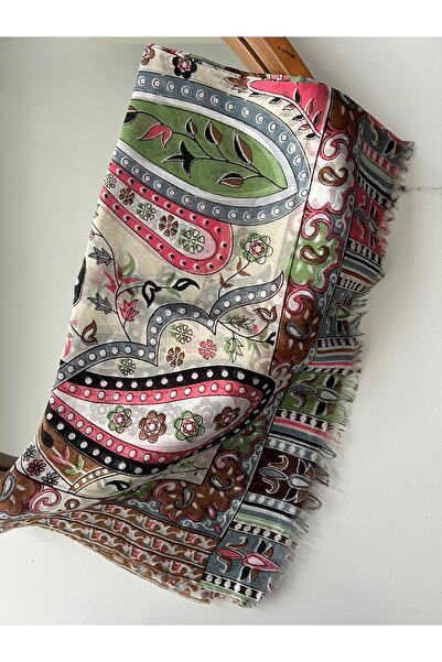 ARMANDA Σάλι με μοτίβο Aruz Ινδικό μεταξωτό μαντήλι