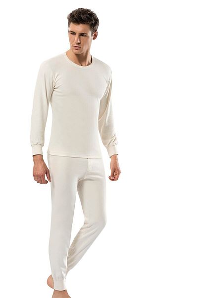 Erdem Cream Men's Cream Long Undershirt 1451