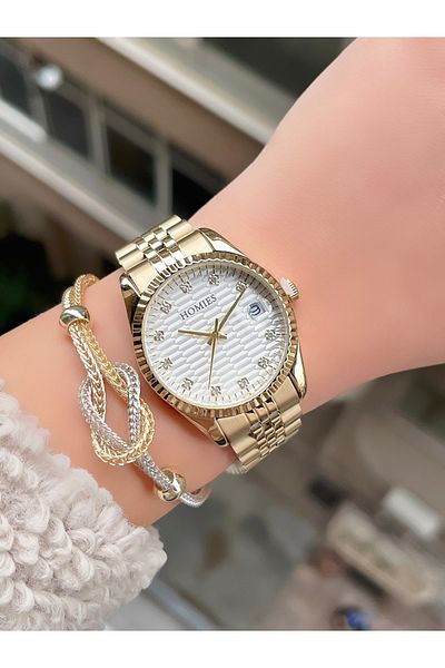 Homies Women's Wristwatch - Original Product - Bracelet Gift - 3 Atm Waterproof