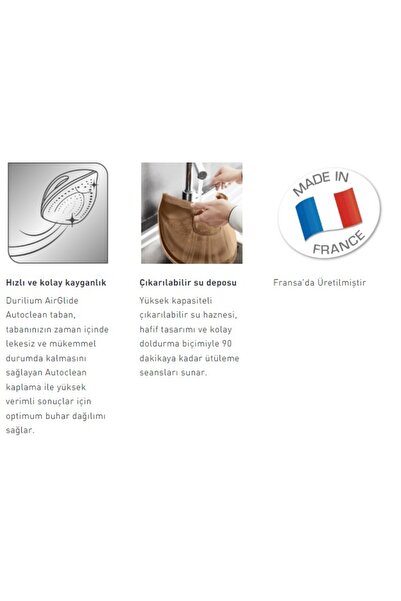 TEFAL Buhar Kazanlı Ütü- 9 Bar Pro Express Vision, Akıllı Buhar, Akıllı Aydın...