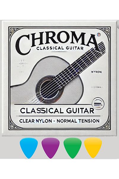 Chroma Σετ χορδών κλασικής κιθάρας + 4 έγγραφα