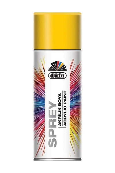 Düfa SPREYBOYA AKRİLİK PARLAK 1023 KROM SARI 400 ml