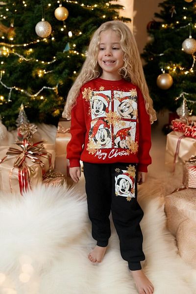 LEON CLUB Unisex Kids Christmas / New Year's Tracksuit Set