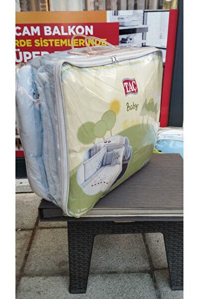 Rahşan Home Bebek Uyku Seti %100 Pamuk Üst Kalite 2Kenar Korumalı Bebek Beşik...