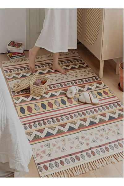 ALMUFARREJ Rectangular Soft Touch Carpet Multicolour 120x180cm