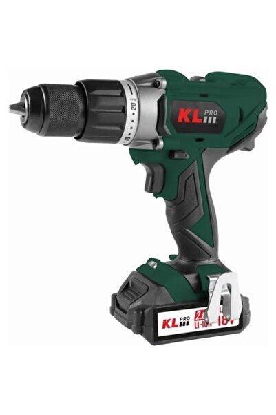 KLPRO 18volt/2.0ah Li-ion Çift Akülü Profesyonel Darbeli Matkap Kldm18h-20