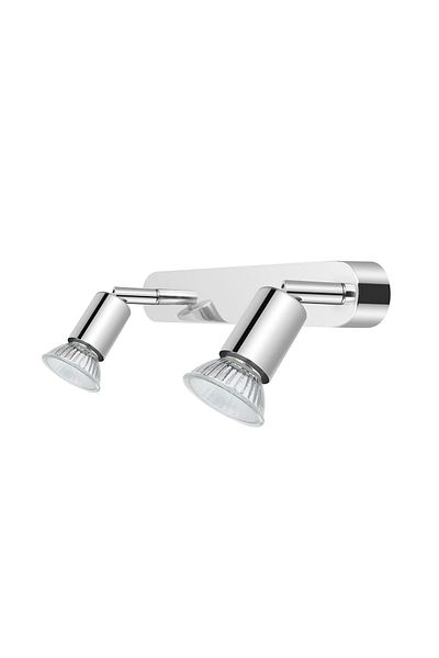 enyareshome Modern Chrome Color 2-Piece Spot Chandelier Gu10 7W 26Cmx11Cm