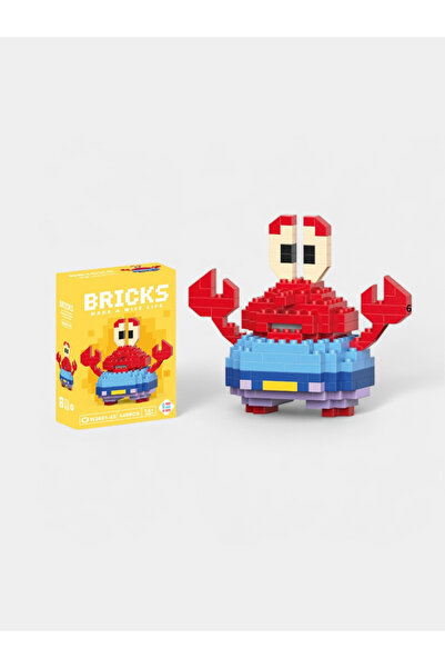 Bricks Kitty Brick Mr. Krabs Mini Brick