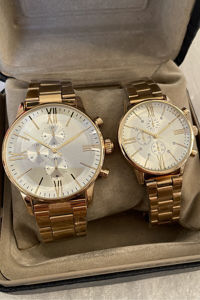 Leerybee Stylish Couple Wrist Watch for Lovers - Nla-244
