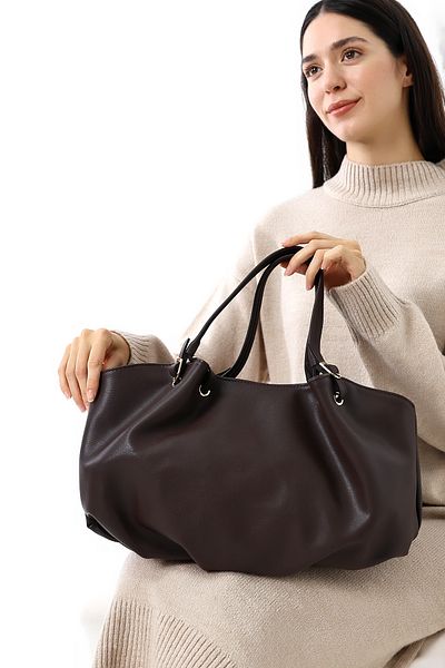 Moda azza Geantă de umăr casual pentru femei, cu curea cu curea texturată din piele moale