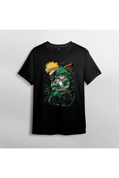 Pixxa Μπλουζάκι My Hero Academia Crew Neck 100% βαμβακερό - Μοντέλο 2